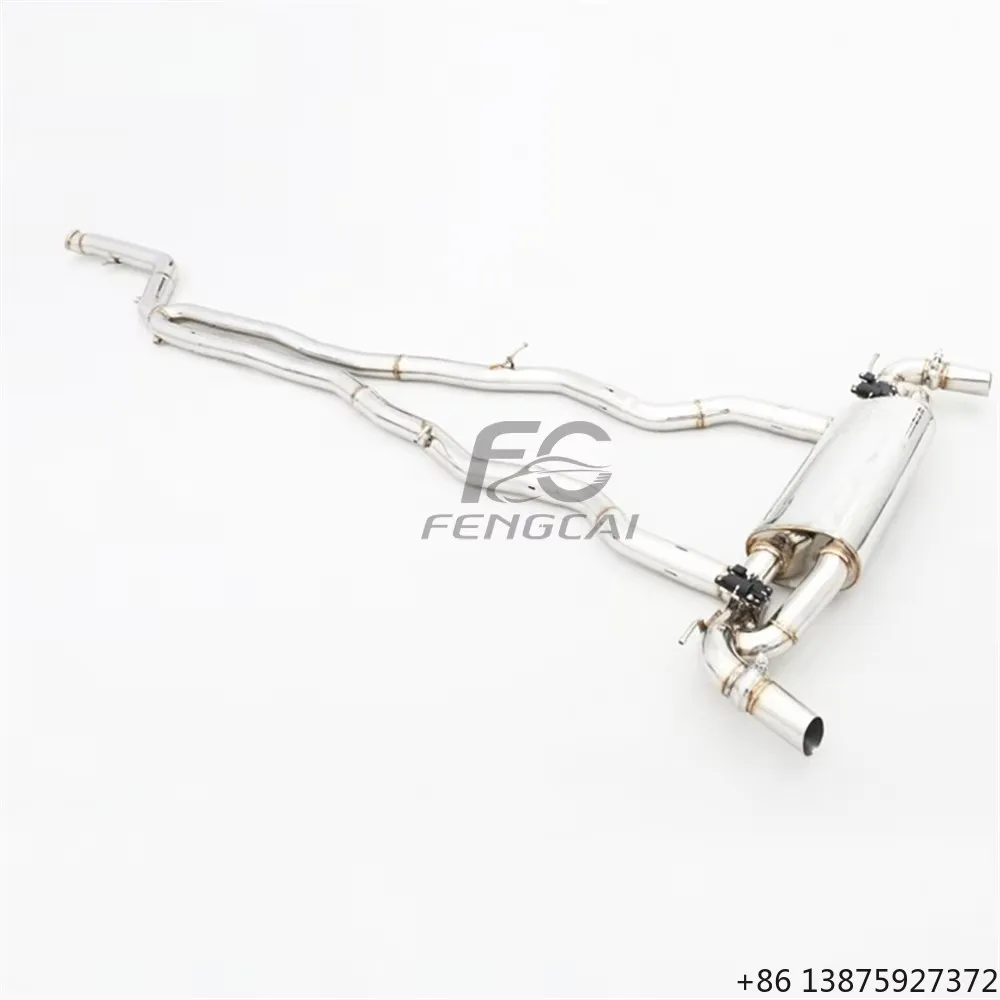 

Stainless Steel Catback Exhaust Pipe Muffler for 840i G15 G16 3.0T 2019-2023 Electronic Valve Sports Sound