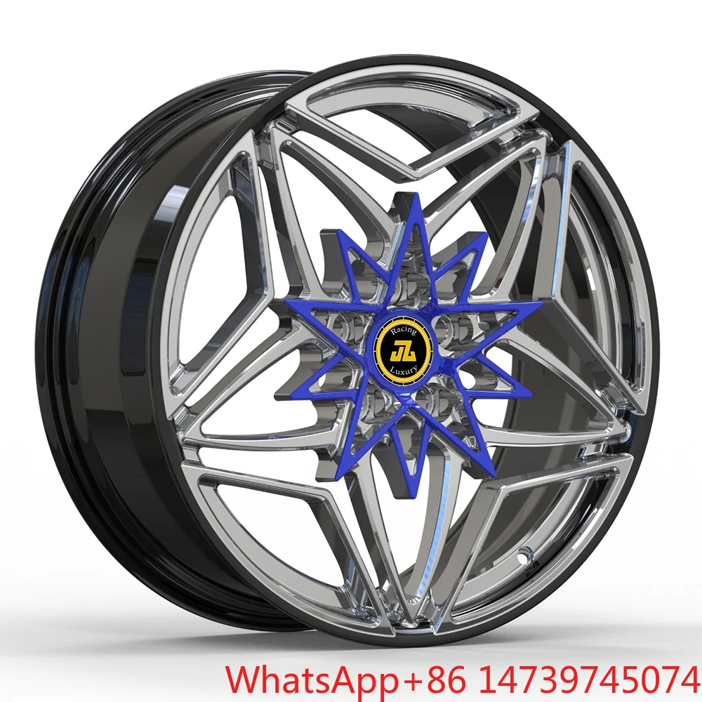 JZ Custom 2 Piece Forged Wheels Rims17 18 19 20 21 Inch 5x114.m Wheels Forged Wheels For ES350 RX350 GS350 LS460 IS2506061‑T6 Al