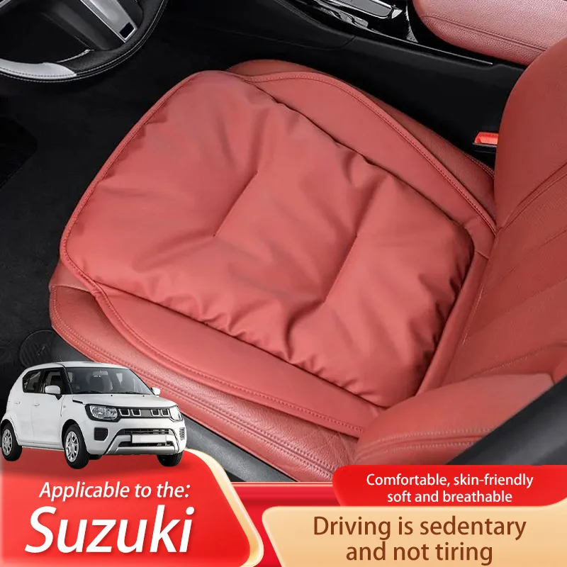 Car Seat Cushion Luxury Leather Support Pad High Rebound Sponge Seat Cover For Suzuki Ignis