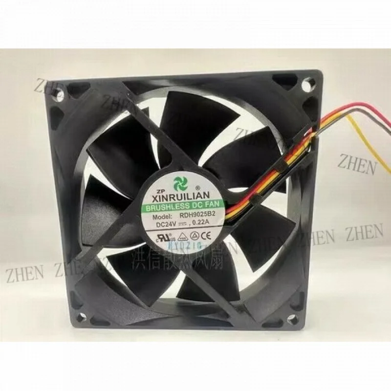 

1 шт. Новый вентилятор охлаждения для инвертора RDH9025B2, 9025, DC24V, 0.22A, 9 см, 3-проводной