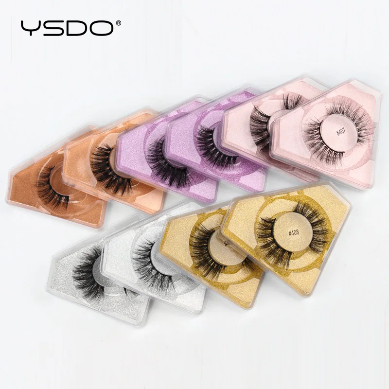 YSDO 10/20 Pairs Flase Mink Lashes Wholesale Dramatic Fluffy 3D Mink Eyelashes Fake Lashes Makeup Natural False Eyelashes