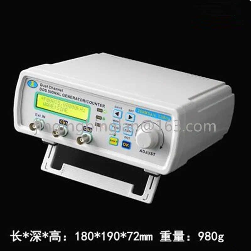 MHS5200A Full CNC DDS Dual Channel Function Arbitrary Wave Signal Source Generator Frequency Meter Counting Engineering