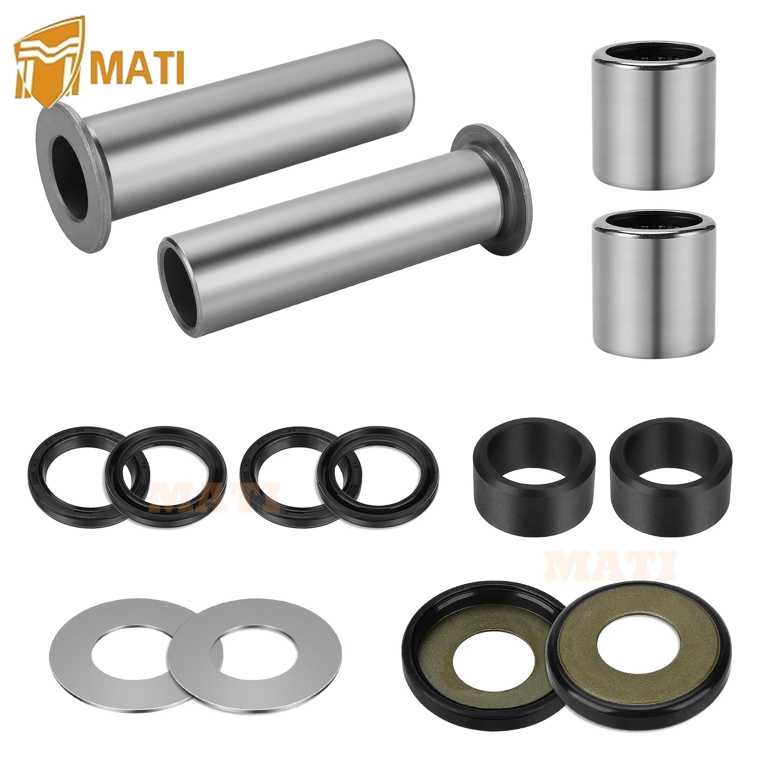 Mati Achterbrug Swingarm Lagerafdichting Bus Herbouw Reparatieset Voor Suzuki Ltz400 LT-Z400 Z400 Quadsport 400z 2003-2014