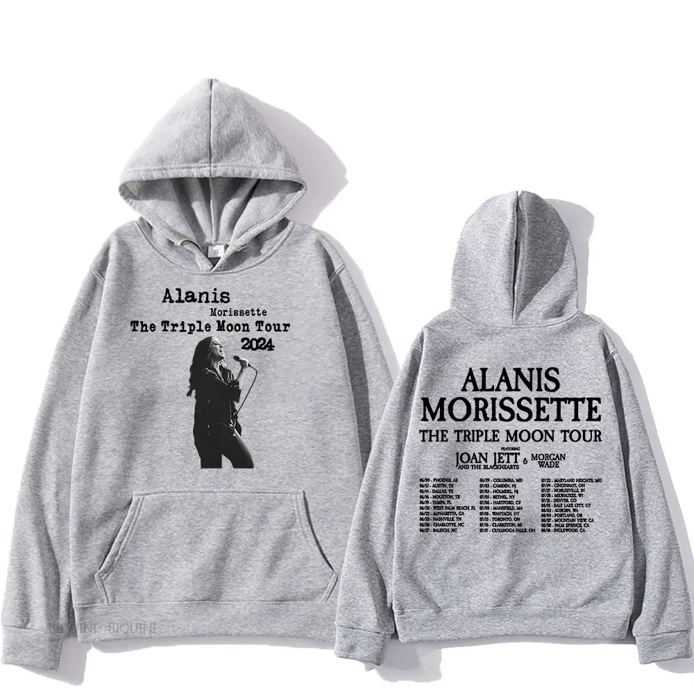 

Alanis Morissette The Triple Moon Tour 2024 Hoodies Sudaderas Casual Fall Graphic Printing Sweatshirts Hombre Men/Women Clothes