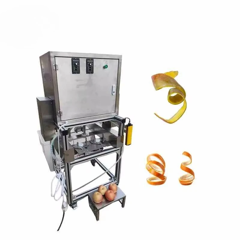 Pelador eléctrico comercial de acero inoxidable de calidad alimentaria, pelador de pera y naranja, pelador de frutas y verduras