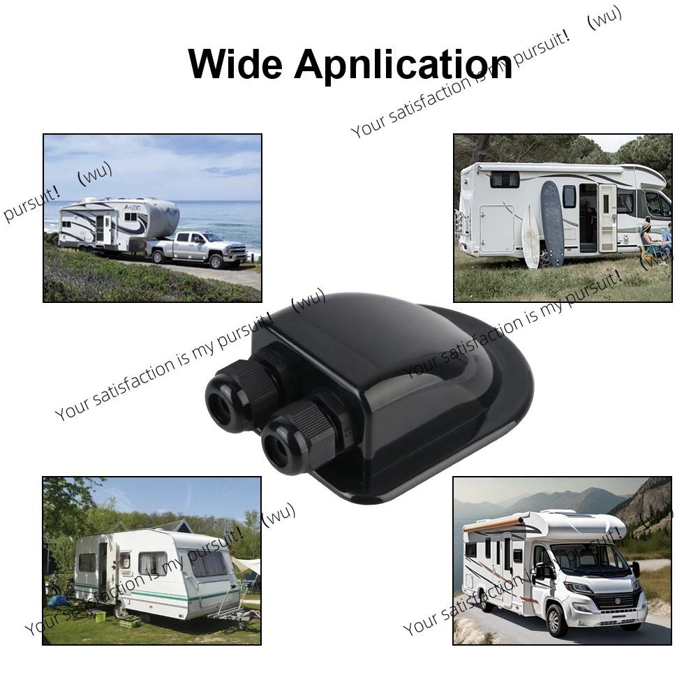 سقف سلك دخول قافلة الشمسية صندوق وصلات السيارة كابل موصل حامل RV يخت قافلة الملحقات كابل دخول صندوق الغدة