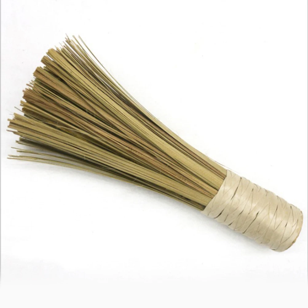 Kitchen Natural Bamboo Pot Washing Brush Bamboo Wok Cleaning Whisk Brush Household Kitchen Clean Tools with Comfortable Handle