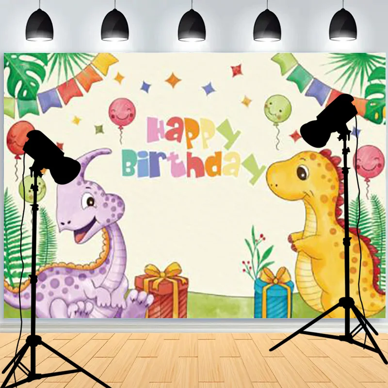 

Wild One Newborn Party Elephant Photography Backdrops Props Hundred days 1st Birthday Animals Photo Studio Background WP-30