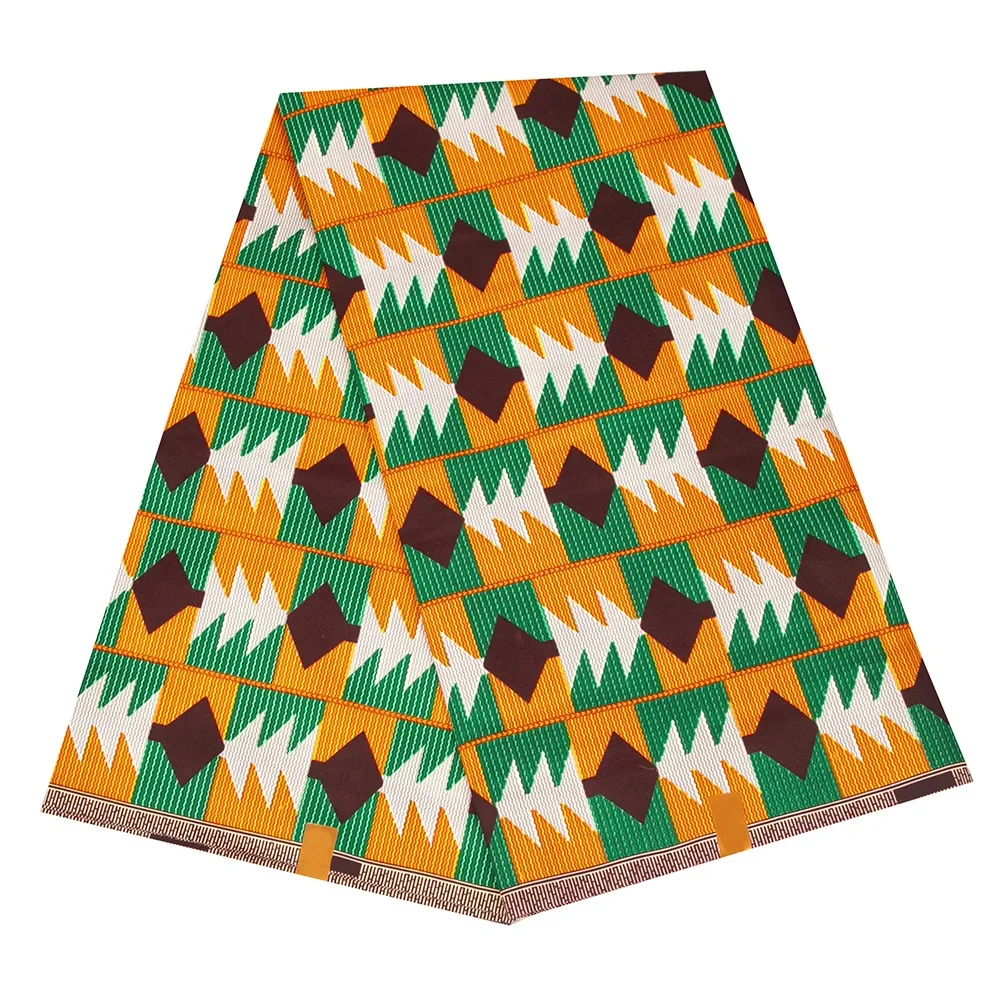 100% Polyester Africa Ankara Wax Print Fabric Block Tissu Garment Sawing Material for Dress Pagne Handmake DIY Patchwork Yards