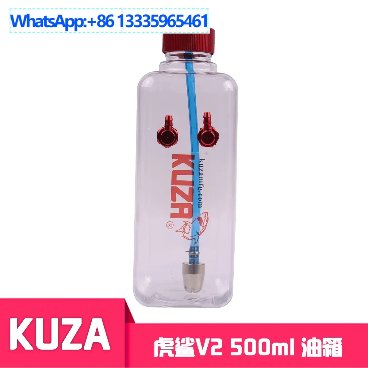 

KUZA (Tiger Shark) V2 V3 Version 500ml Transparent Gasoline Fuel Tank\ (CNC Aluminum Fuel Nozzle)