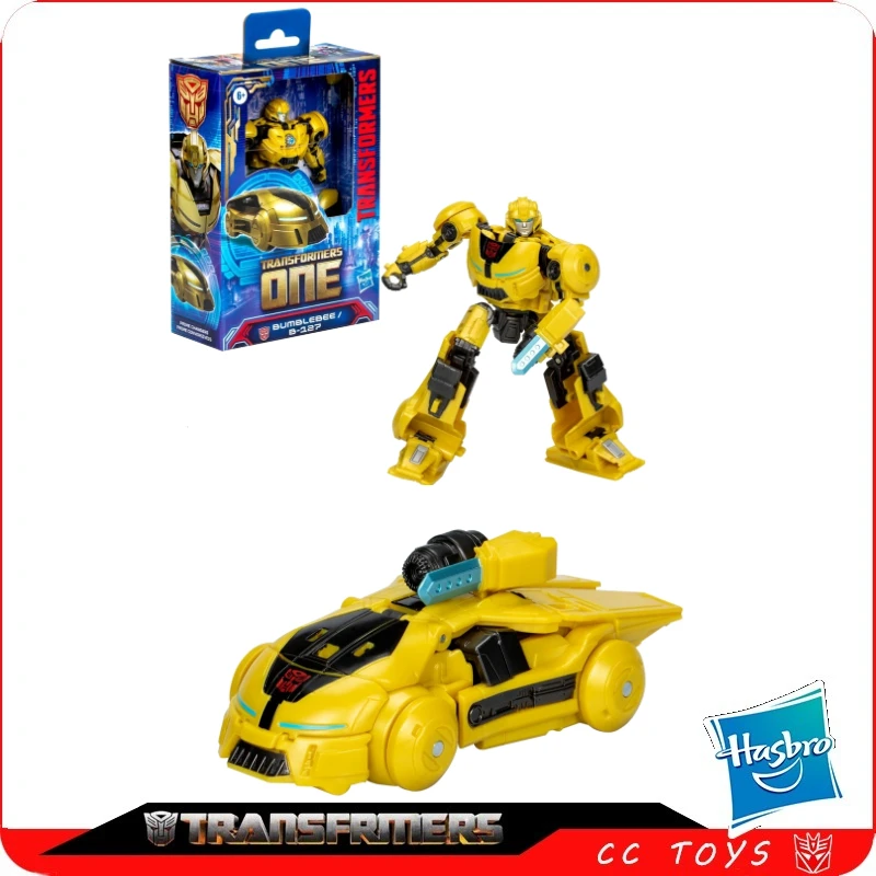 

In Stock Hasbro Transformers Toy One Origin Movie Prime Changers Bumblebee B-127 Models Anime Movie Toys Robots Action Figures