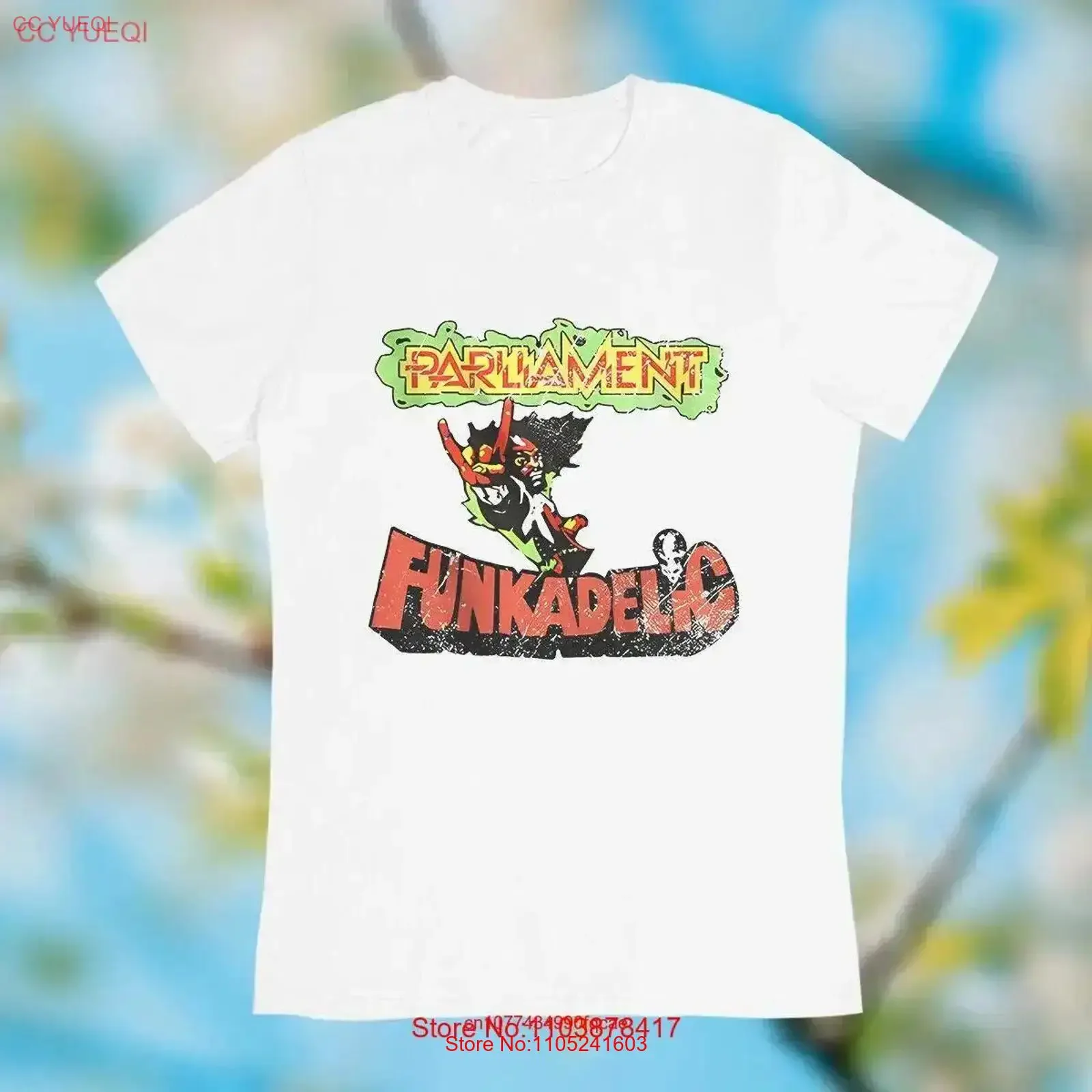 Funkadelic Parliament George Clinton Bootsy Collins Vintage Afrofuturism T Shirt vintage Washed Stylish Versatile fashion
