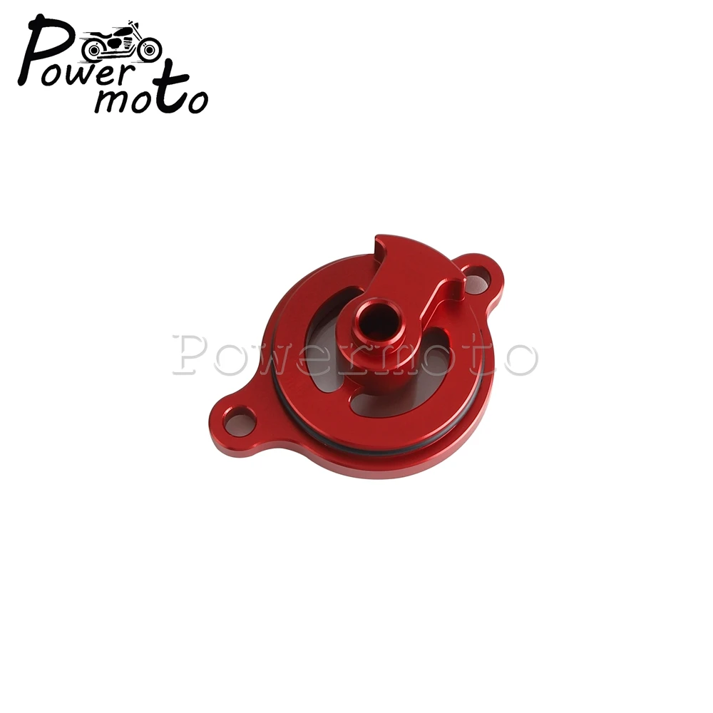 Motorcycle Filter Cap Transparent Aluminum Dirt Bike Engine Oil Cover For Honda CRF 450X 450R 450RL 450RX 450RWE 250 R RX 17-23 image 2