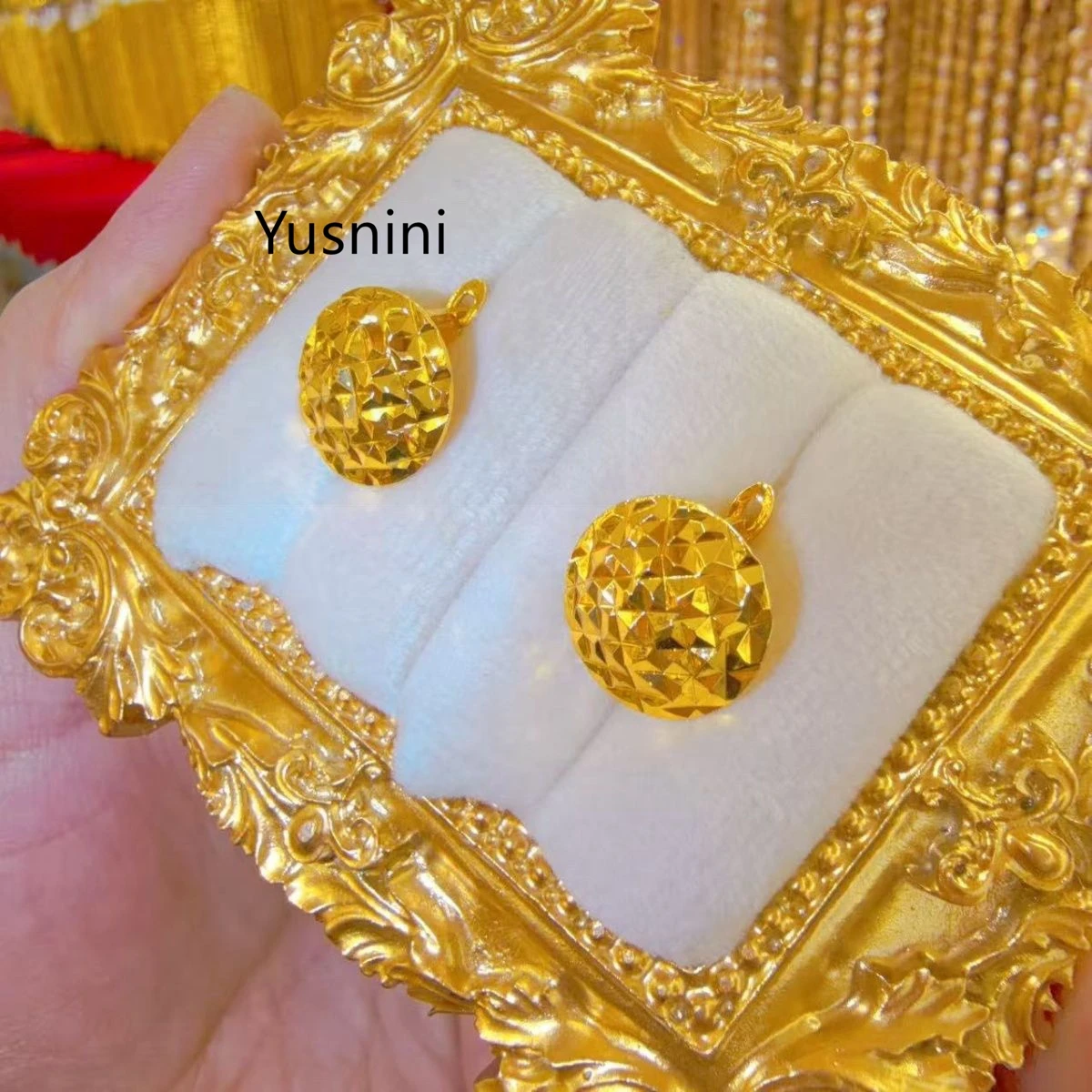

Новые европейские модные серьги из Дубая с позолотой 24K, изысканные украшения для помолвки и вечеринок для влюбленных