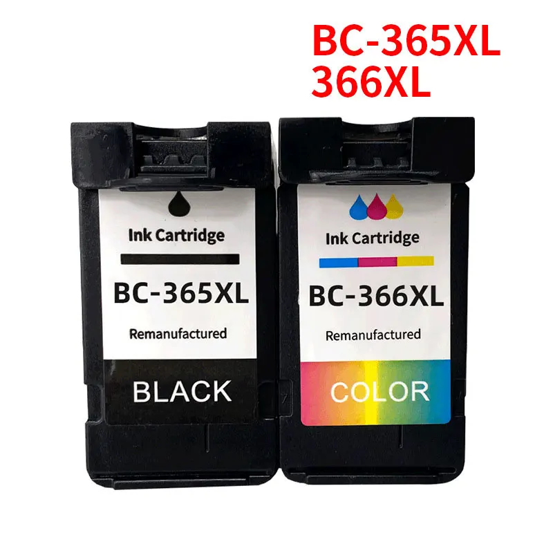 استبدال خرطوشة الحبر المتوافقة لطابعة Canon BC365 BC366 Pixus TS3530