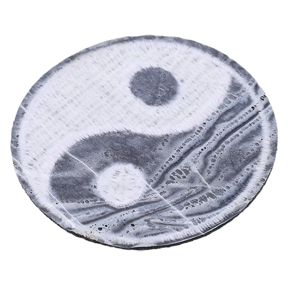 6pcs Individuation Cotton Yin Yang Patch Iron On Mysterious Pattern Embroidered Patch Tai Chi Patch Wallet Decoration