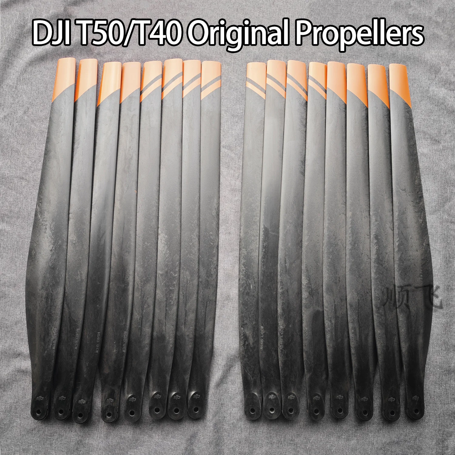 Hélices originales para drones agrícolas DJI Agras T50/T40, piezas de repuesto para drones completamente nuevas, negras CW CCW