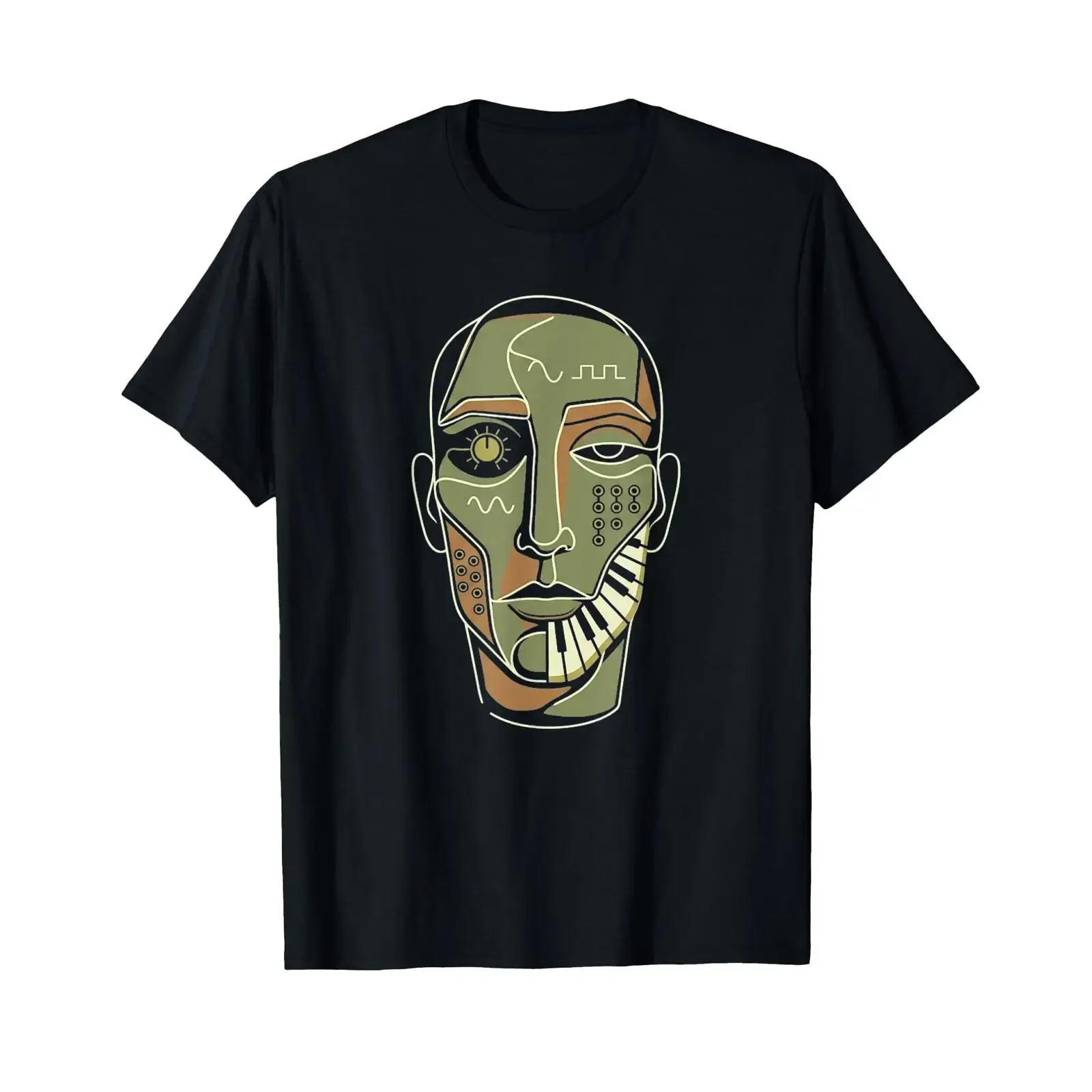 Analog Vintage Modular Synthesizer T Shirt vintage Washed Top For Everyday Wear graphic Stretched designer clothes streetwear