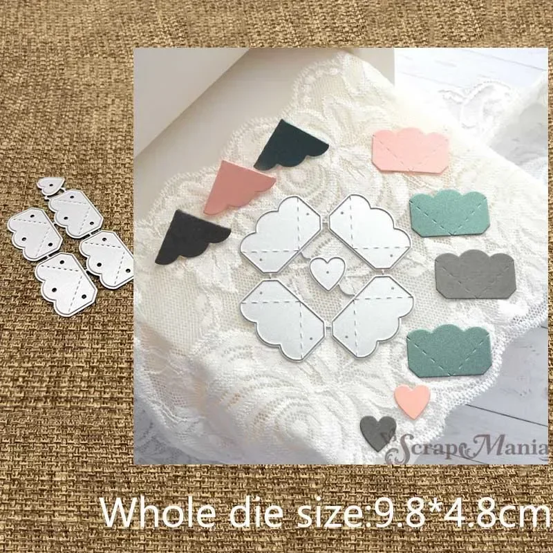

XLDesign Craft Metal Cutting Die cut dies 15 kinds Photo corners scrapbook Album Paper Card Craft Embossing die cuts