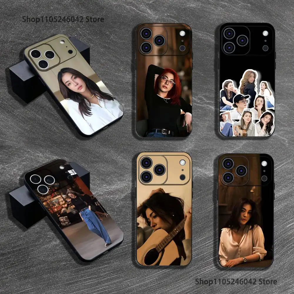 

Peraya M-Malisorns Faye Phone Case For iPhone 17,16,15,14,13,12,11,Pro,XS,Max,XR,Plus,E,SE4,Mini Black Shockproof Soft Cover