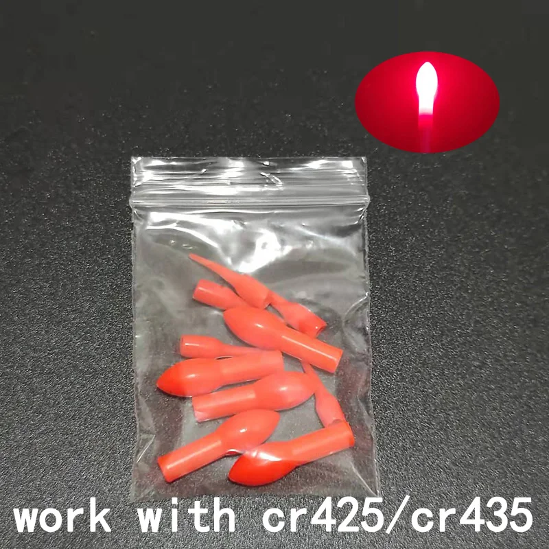 5pcs/lot Led Light Stick Luminous Fishing Float Accessory Night Fishing No Battery cr311 cr322 cr425 cr435 Battery J486