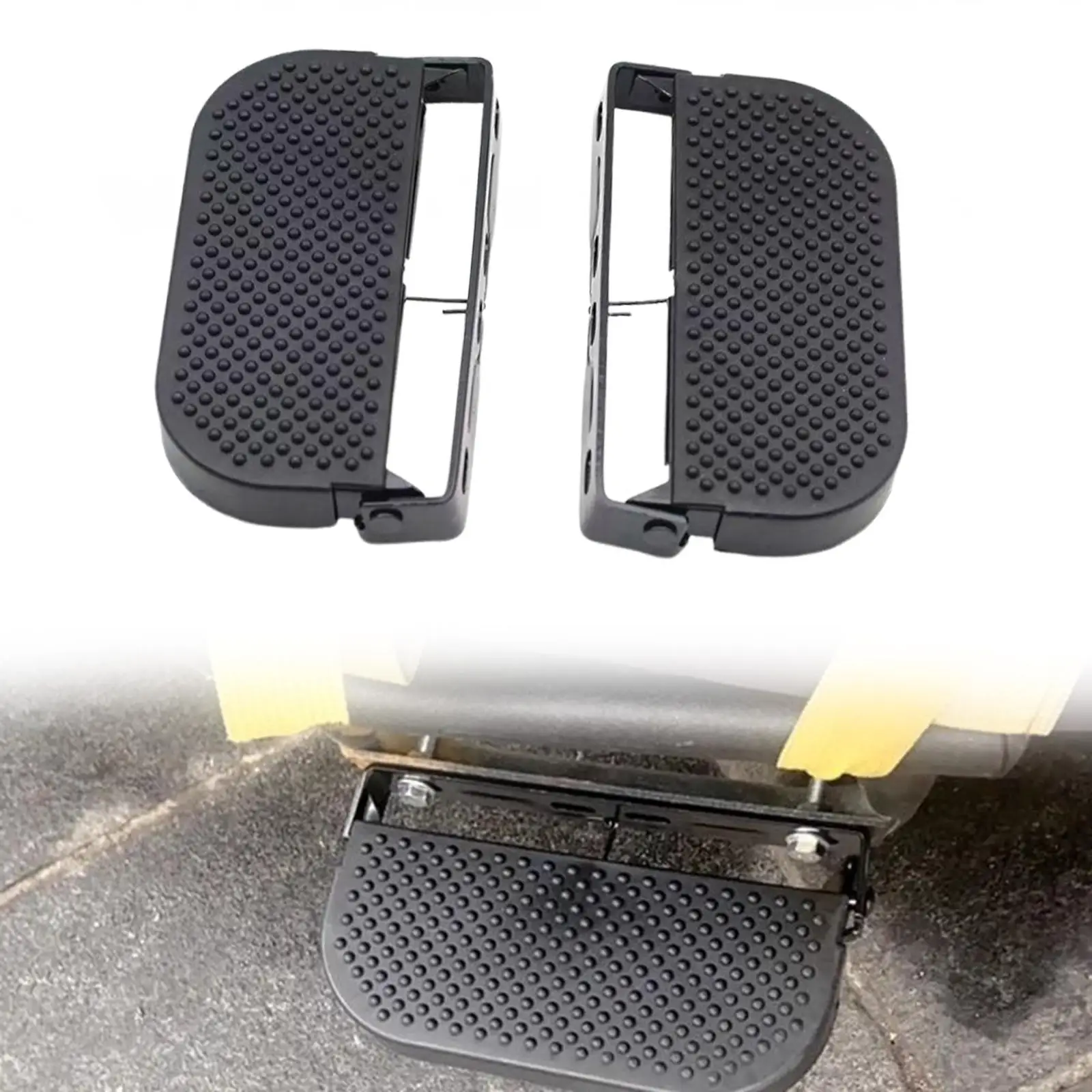 

Electric Bike Front Pedals Quick Release Universal Non Slip Waterproof Easy Installation Foot Pegs for Electric Bicycle