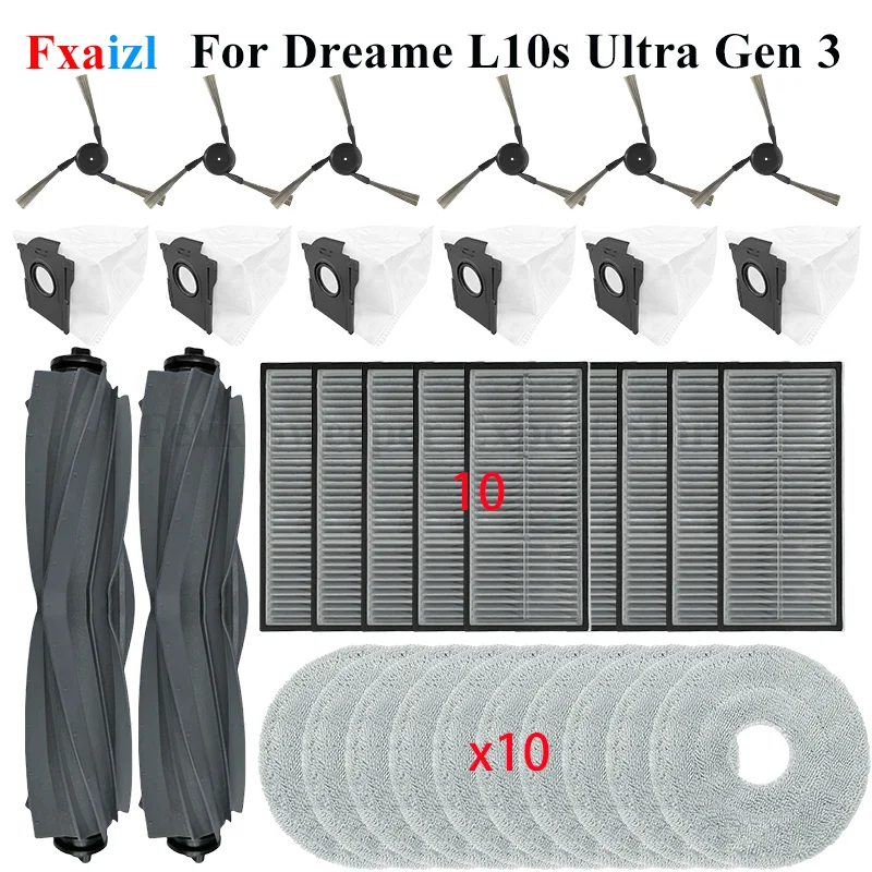 Für Dreame L10s Ultra Gen 3/L40 Ultra/X40 Ultra, MOVA P50 Pro Ultra/P10 Pro Ultra Staubsauger Hauptseite Bürste Tasche Vakuum Teil