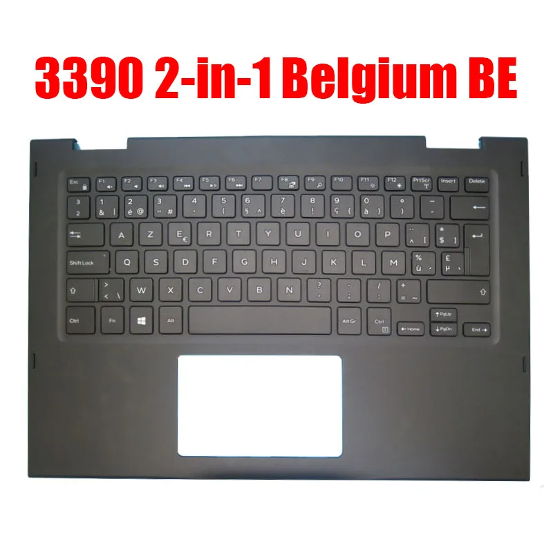 

BE HU Laptop Palmrest For DELL For Latitude 3390 2-in-1 0XVH3H XVH3H 02P3FJ 2P3FJ 0F4T94 F4T94 Belgium Hungary Keyboard New