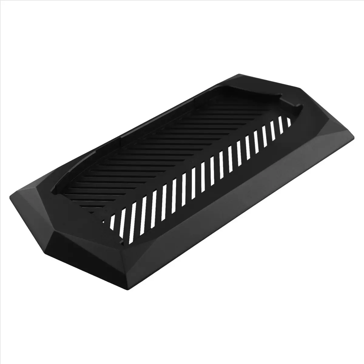 |N06R NEW|  Vertical Stand for Slim Optical Drive Version Console with Built-in Cooling Vents and Non-Slip Feet Black