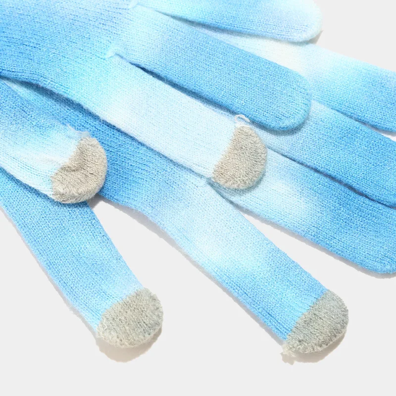 3 قطع قبعة محبوكة جديدة بصبغة التعادل، قفازات، مجموعة وشاح للنساء، الخريف والشتاء في الهواء الطلق قبعة مقاومة للبرد ثلاث قطع مجموعات للجنسين #6