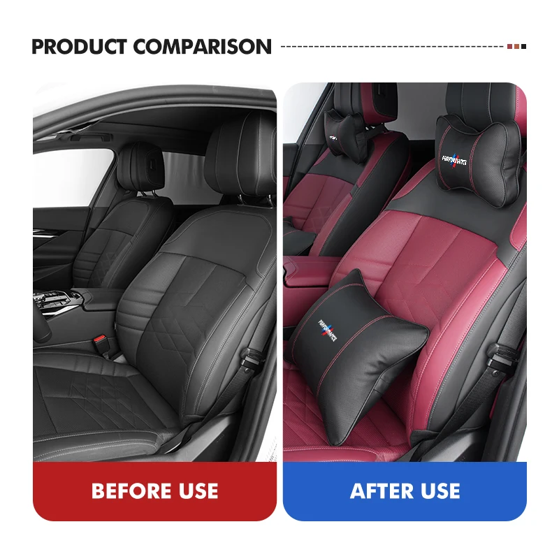 Car Lumbar Support Neck Pillow Waist Support Backrest Cushion For BMW E91 E92 E93 E60 F10 F30 E39 E36 E87 X3 X5 E70 E46 E90 view 3
