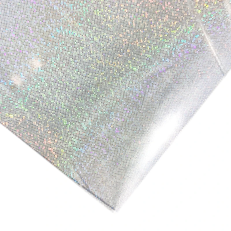 Vinyl Fabric Holographic Transparent Acetate for Crafts PVC Leather Fabric DIY Materials Faux Leathercraft Arts Sewing 30*135CM