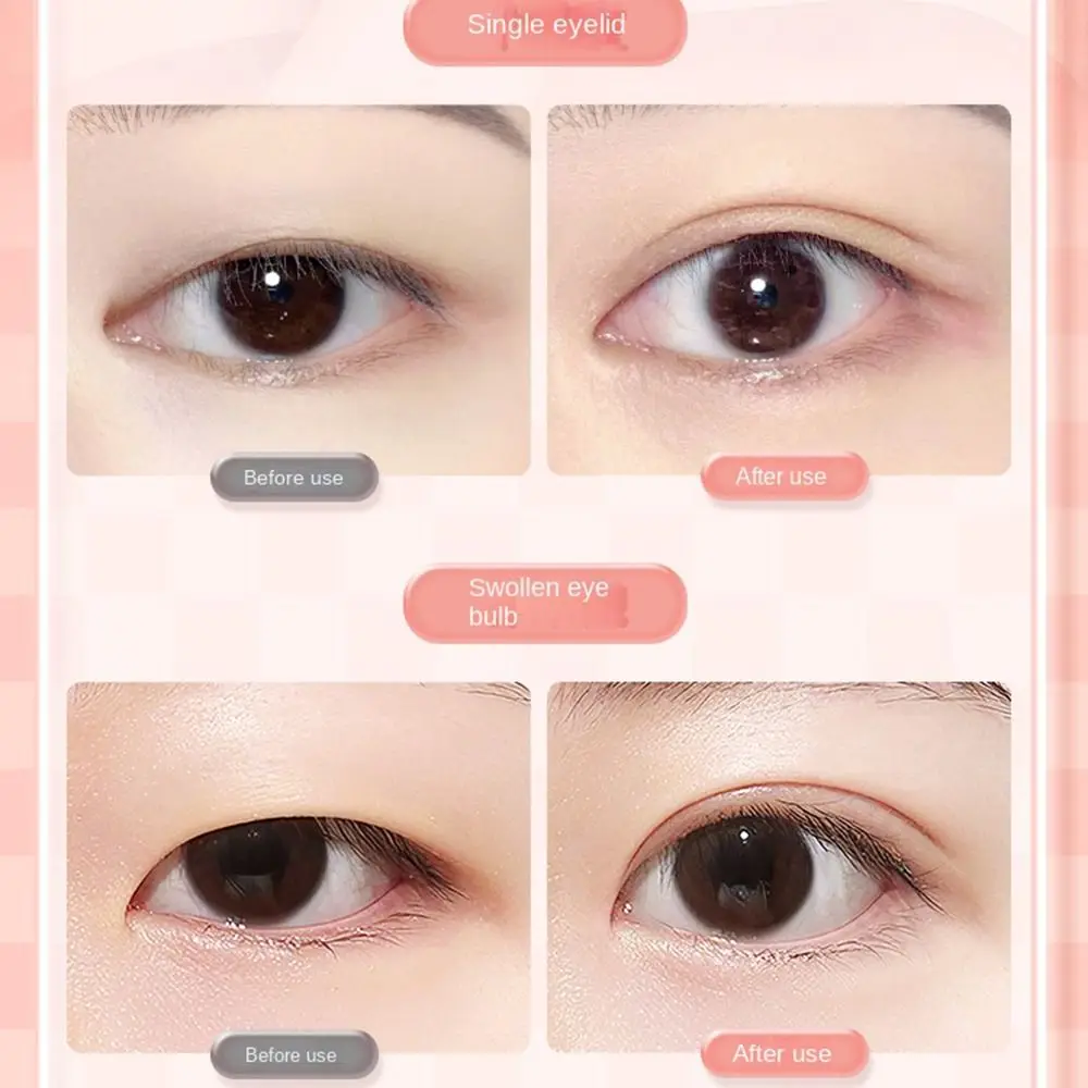 Type Waterproof Eye Lift Strips Invisible Eye Stickers Lace Eyelid Stickers Invisible Double Eyelid Tape Self-adhesive Fiber