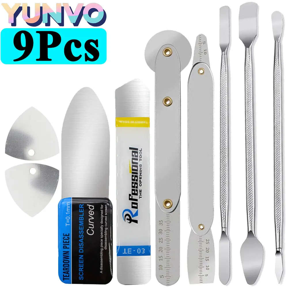 Ultra Thin Flexible Pry Card Spudger Tool Set Multi Function Mobile Phone Screen Frame Battery CPU Disassembly Opening Repair To