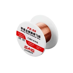 Ultra Thin 0.01mm Insulation Fly Line Copper Soldering Jump Wire for IPhone Logic Board Motherboard BGA Fingerprint Repair Tools