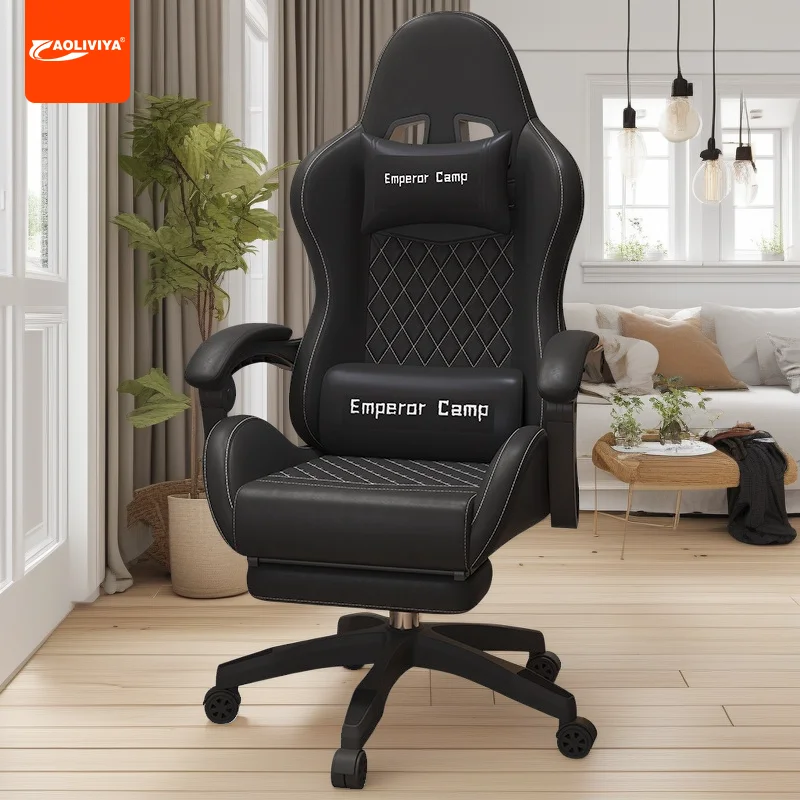 AOLIVIYA Gaming Chair Internet Cafe Gaming Chair Home Reclining Office Chair Competitive Gaming Computer