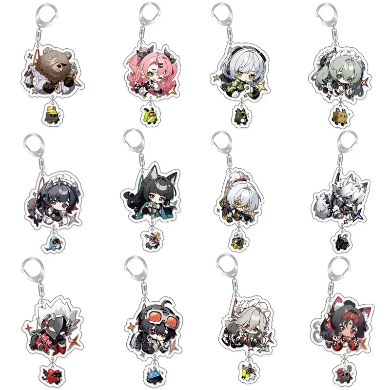 

Game Zenless Zone Zero Acrylic Keychain Anby Demara Von Lycaon Hoshimi Miyabi Grace Howard Ellen Joe Key Chains Backpack Pendant