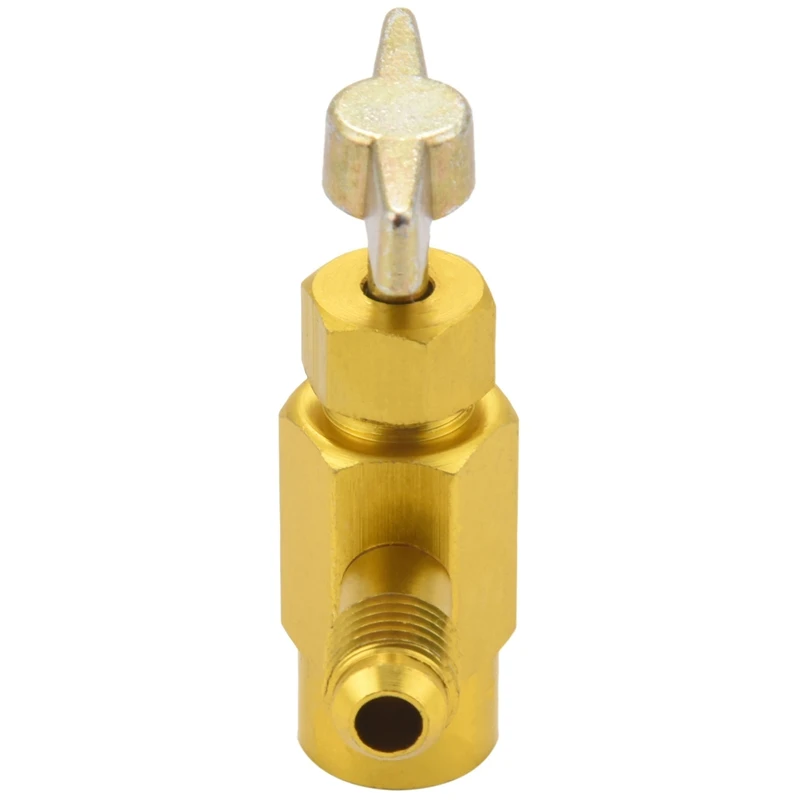 1/4 Sae M14 Thread Adapter R-134A Automotive Air Conditioner Refrigerant Can Dispensing Bottle Tap Opener Valve