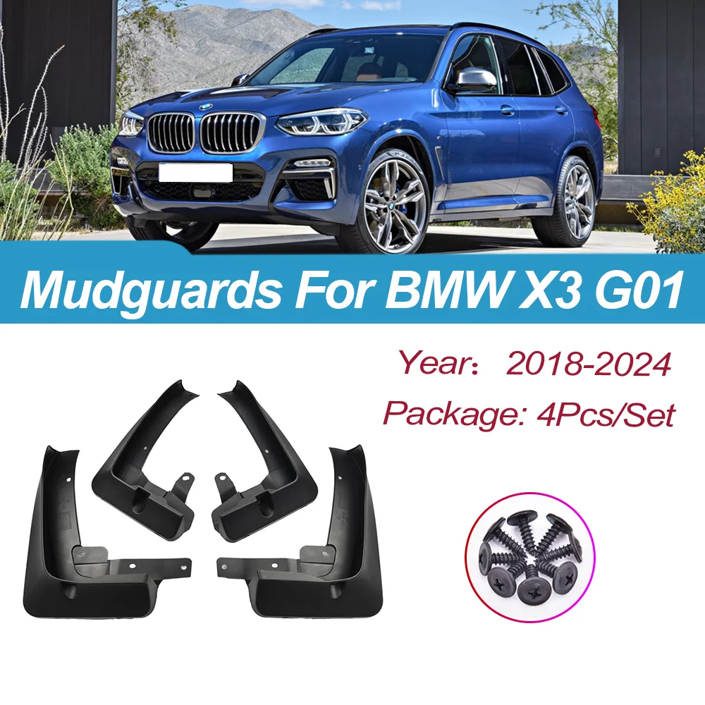 

4 шт. автомобильное крыло для BMW X3 G01/G01 2018 2019 2021 2020 2022 2023 2024 брызговики брызговики брызговики автомобильные аксессуары