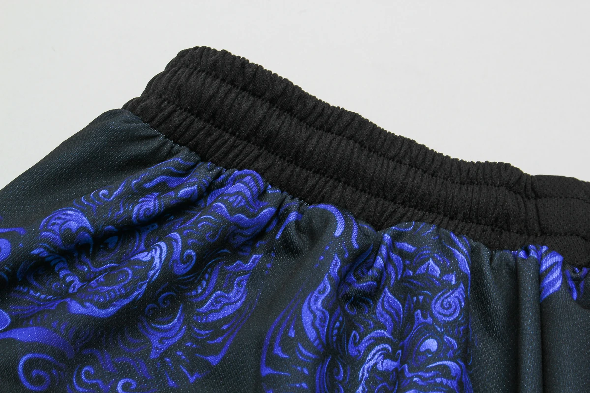 Summer Quick Dry Men's Casual Shorts 3D Printed Chinese Style Shorts Gym Fitness MMA Basketball Sports Jogging Training Shorts