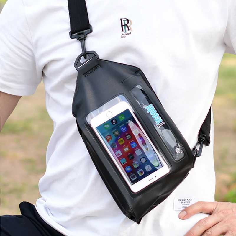 

Waterproof Phone Pouch Diving Swimming Bag Underwater Dry Bag Adjustable Strap Shoulder Bags Portable Outdoor Crossbody Bag