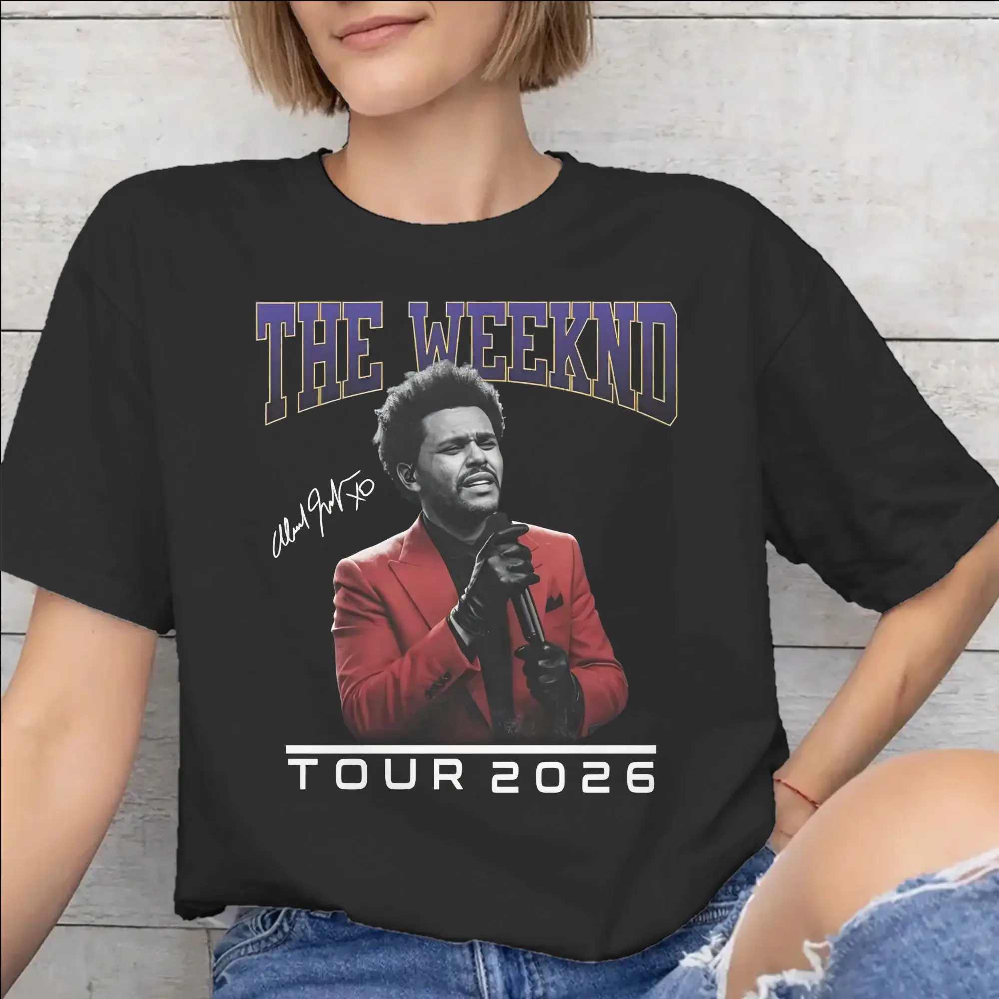 Men Women The Weeknds After Hours Til Dawn Tour 2026 T Shirt 100% Cotton Graphic Printed Tee Shirts  Clothing Outfits