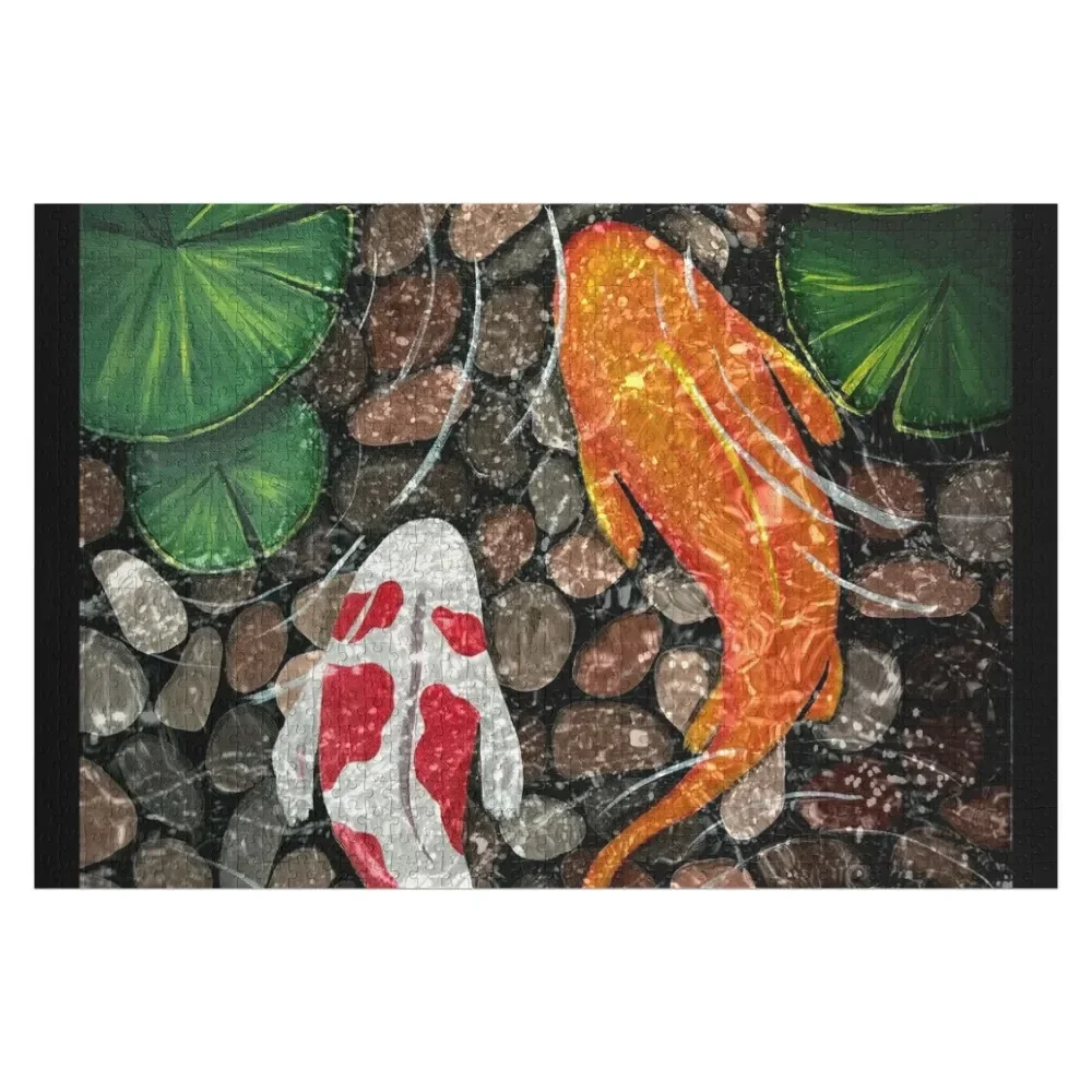 The Koi Pond Jigsaw Puzzle Personalised Toys Jigsaw Custom Puzzle