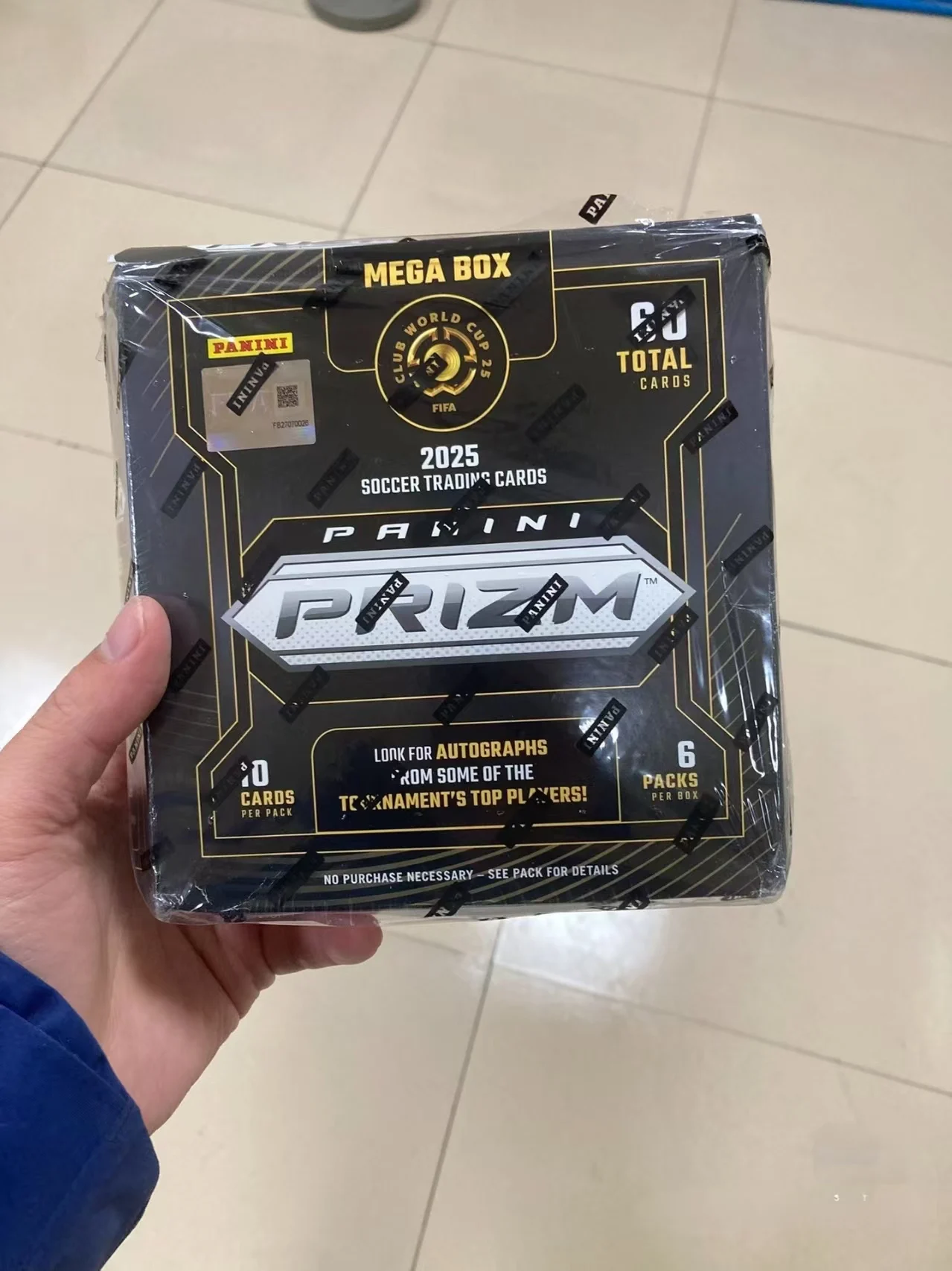 

2025 Panini Prizm FIFA Club World Cup Soccer Mega Box World Club Cup Football Card Rare Cards in Each Box Holiday Gift