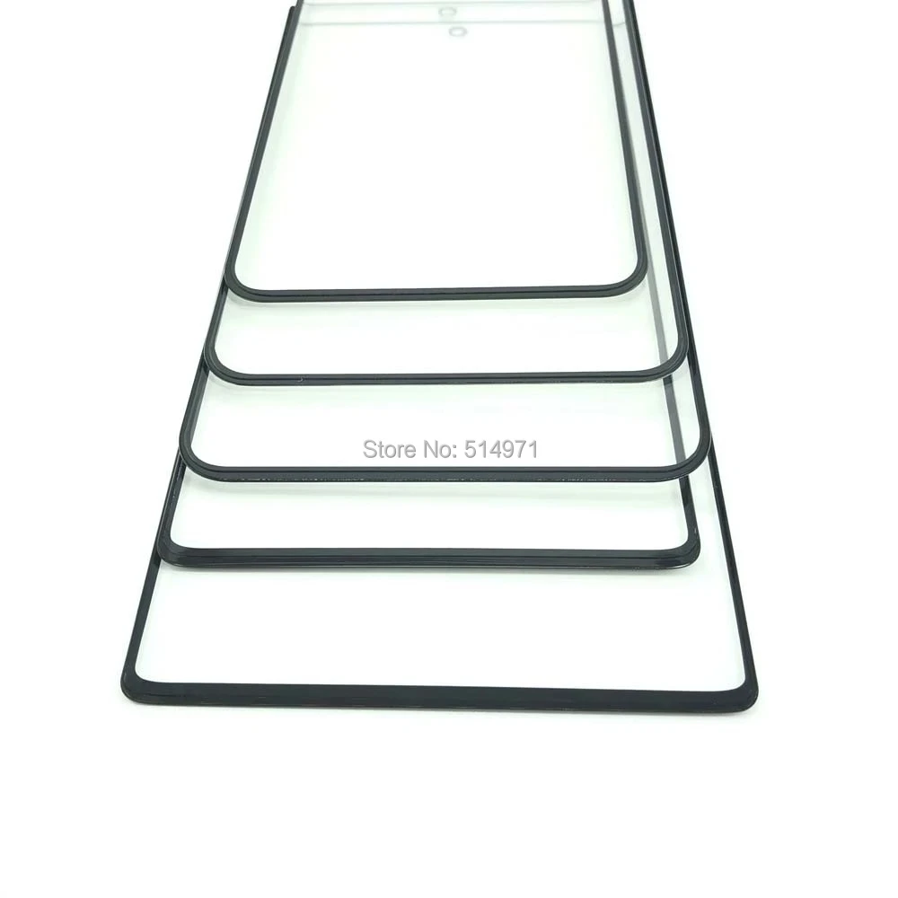 Front Outer Touch Screen Glass With OCA For Samsung Galaxy S22 Ultra S21 Plus S20 FE Cracked Glass Replacement Refurbish Parts