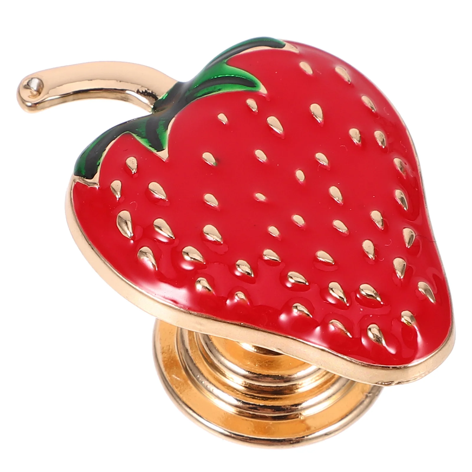 

4MM Dripping Strawberry Zinc Alloy Cabinet Knob Drawer Pull for Furniture Doors Dressers Cupboards Matching Most Styles