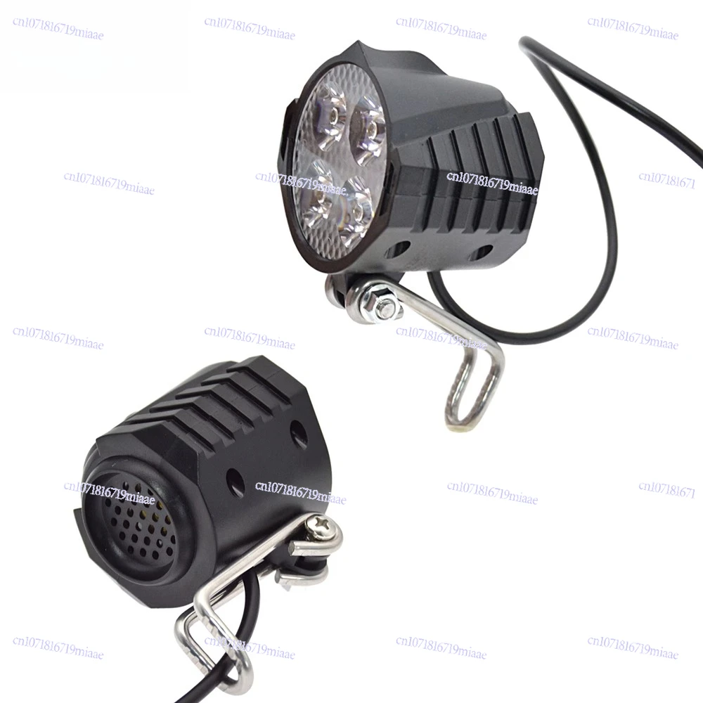 Combinaison de direction de frein arrière de vélo électrique, bouton de commutation de phare, pièces de Modification de Scooter