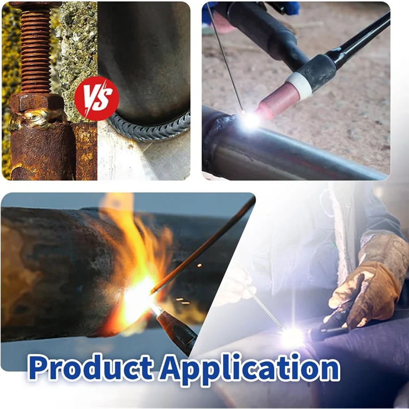 B84B-قضبان لحام ألومنيوم ذات درجة حرارة منخفضة 60 قطعة - 1/16 بوصة × 13 بوصة أعواد لحام منخفضة الذوبان (572 ° ف إلى 752 ° F)، ليس لحام القوس #4