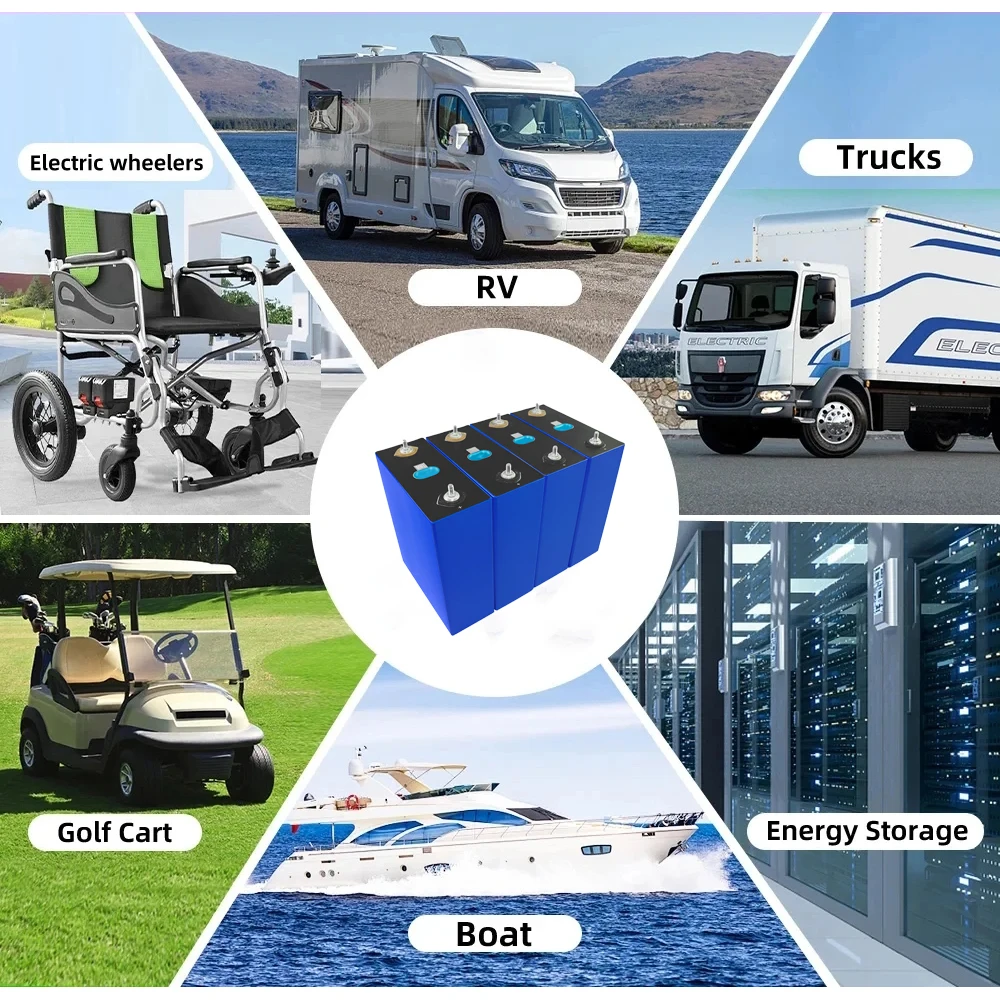 EVE 3.2V 280Ah 304Ah 314Ah LiFePO4 خلية البطارية، 8000+ دورات لنظام تخزين الطاقة الشمسية، UPS الصناعي، EV Bus RV Camp #6