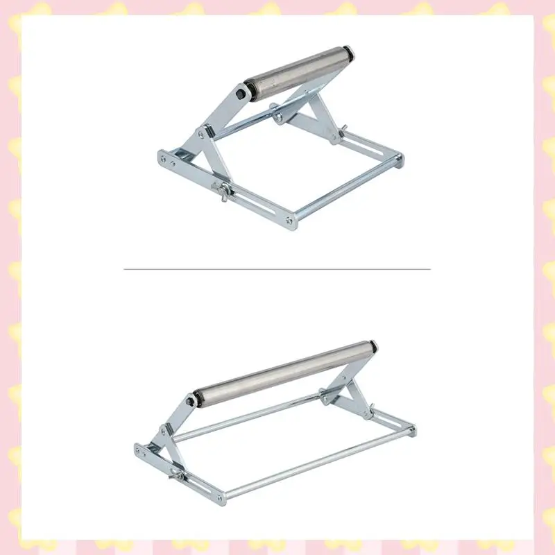 

AB51 Foldable Stainless Steel Stand Adjustable Cutting Machine Material Support Frame For Cutting Stand Workbench Lift
